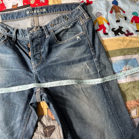 Madewell Rivet &Thread “Worker” denim. Sz27 - Picture 8 of 13